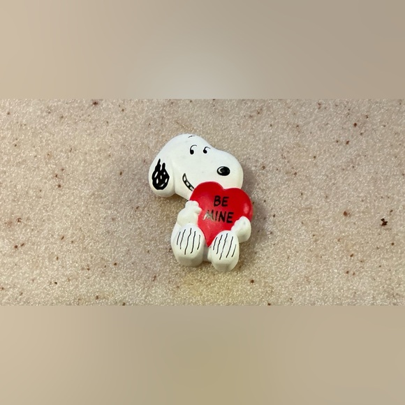 Hallmark Jewelry - Hallmark White and Red Be Mine Brooch Rare 1958